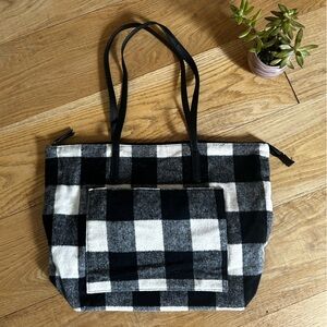 Buffalo Plaid Shoulder Bag